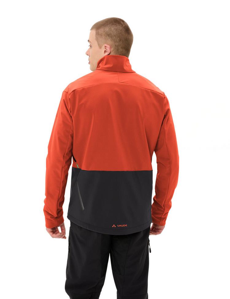 VAUDE VAUDE Men's Qimsa Pro Softshell Jacket Fahrradjacke Herren - glowing red - 1 | SportScheck