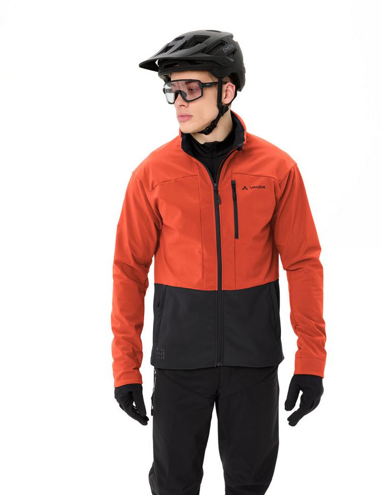 VAUDE VAUDE Men's Qimsa Pro Softshell Jacket Fahrradjacke Herren - glowing red - 2 | SportScheck