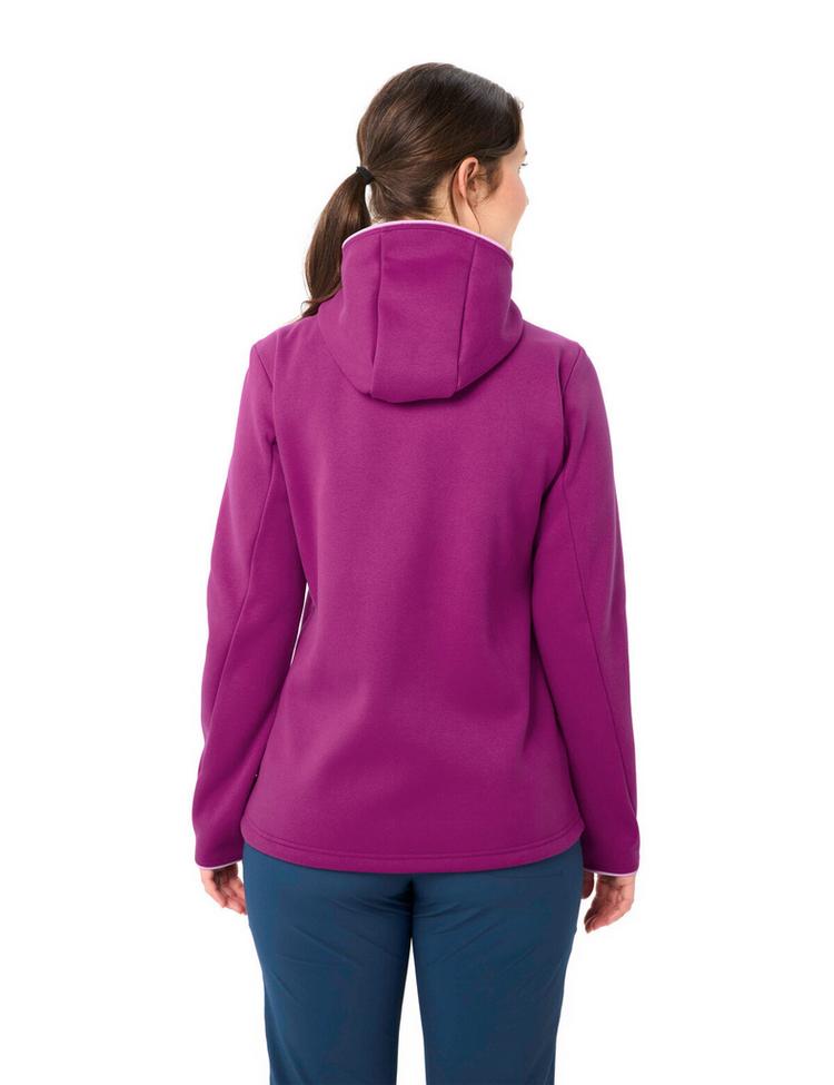 VAUDE VAUDE Women's Idris Fleece Hoody Outdoorjacke Damen - pink orchid - 1 | SportScheck