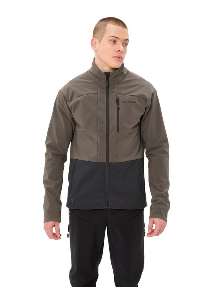 VAUDE VAUDE Men's Qimsa Pro Softshell Jacket Fahrradjacke Herren - deer brown - 0 | SportScheck