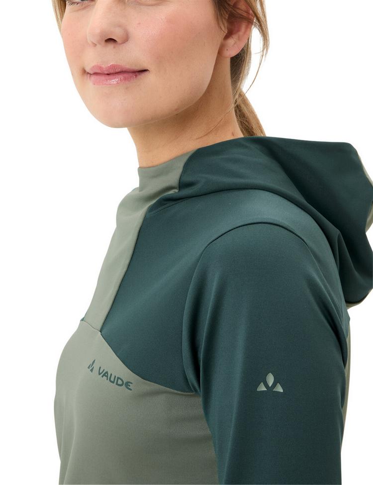 VAUDE VAUDE Women's Qimsa Hoody Sweatshirt Damen - deep pond - 0 | SportScheck