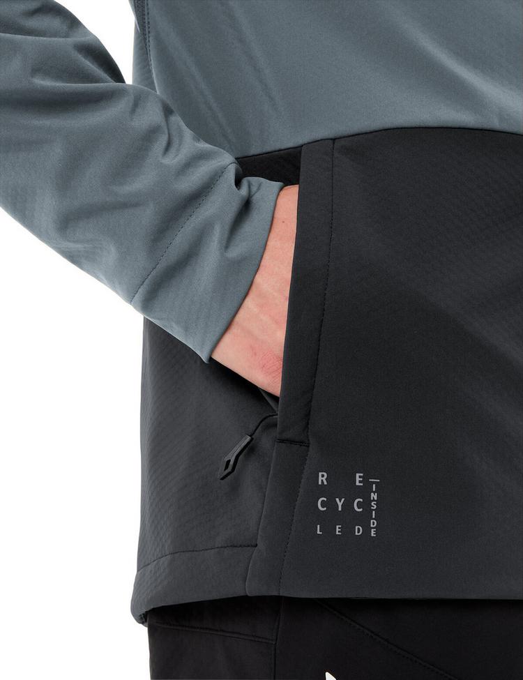 VAUDE VAUDE Men's Qimsa Pro Softshell Jacket Fahrradjacke Herren - heron - 0 | SportScheck