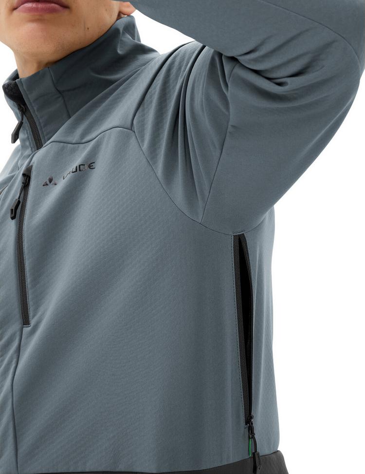 VAUDE VAUDE Men's Qimsa Pro Softshell Jacket Fahrradjacke Herren - heron - 1 | SportScheck
