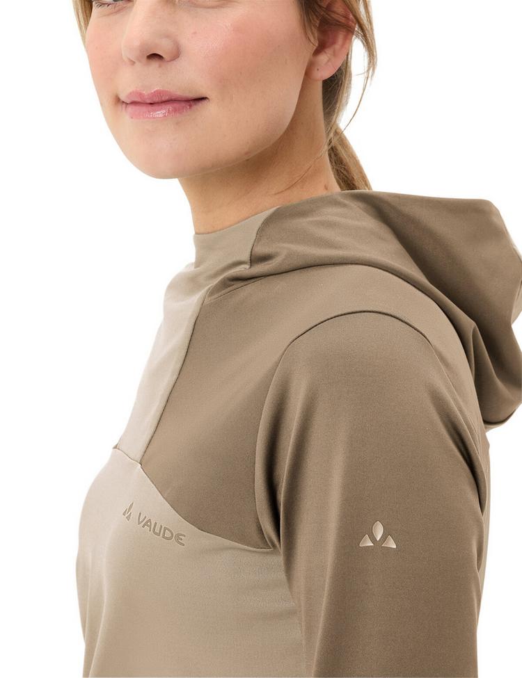 VAUDE VAUDE Women's Qimsa Hoody Sweatshirt Damen - oat - 0 | SportScheck