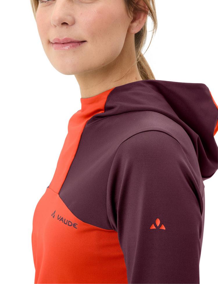 VAUDE VAUDE Women's Qimsa Hoody Sweatshirt Damen - cassis - 0 | SportScheck