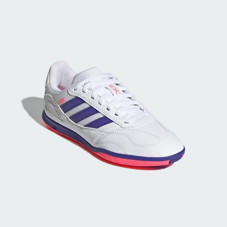 adidas adidas SUPER SALA COMPETITION III Indoor Kids Fu&szlig;ballschuhe Kinder - Cloud White / Pure Purple / Solar Turbo - 2 | SportScheck