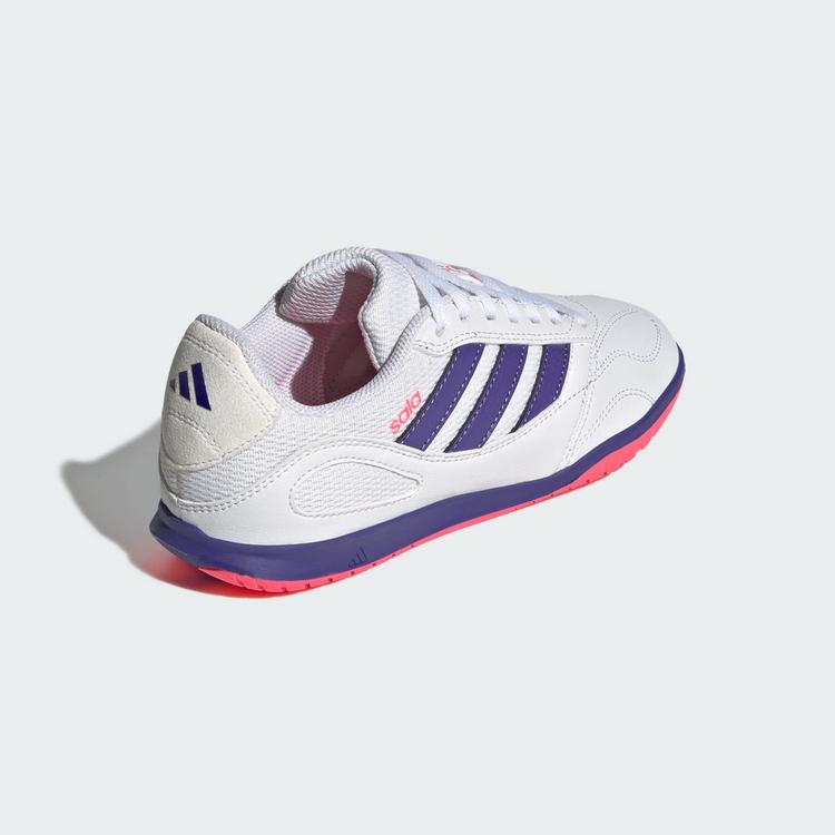 adidas adidas SUPER SALA COMPETITION III Indoor Kids Fu&szlig;ballschuhe Kinder - Cloud White / Pure Purple / Solar Turbo - 3 | SportScheck