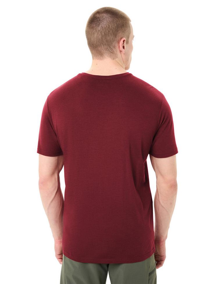 VAUDE VAUDE Men's Essential Wool T-Shirt T-Shirt Herren - carmine - 1 | SportScheck