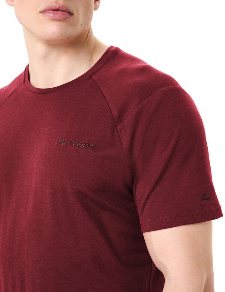 VAUDE VAUDE Men's Essential Wool T-Shirt T-Shirt Herren - carmine - 1 | SportScheck