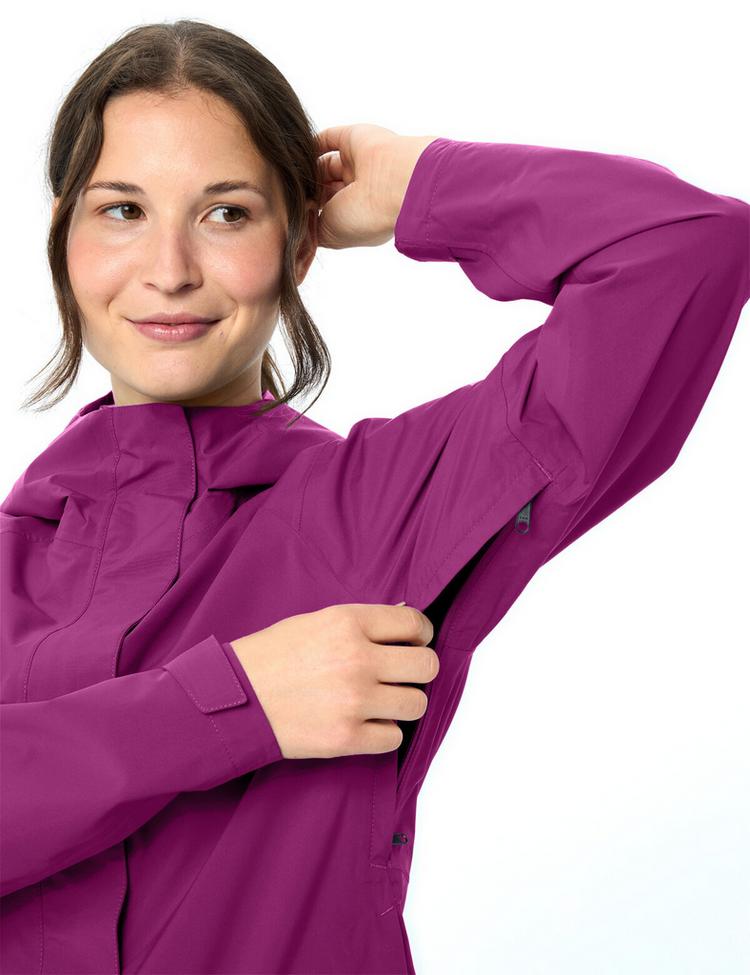 VAUDE VAUDE Women's Neyland 2.5L Jacket II Outdoorjacke Damen - pink orchid - 1 | SportScheck