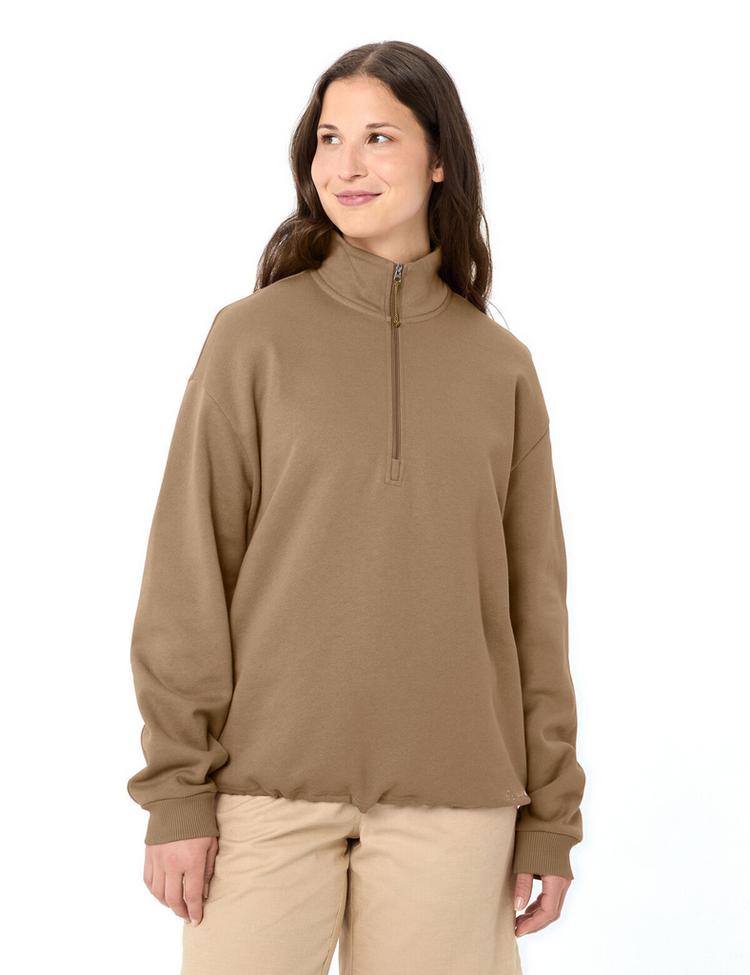 VAUDE VAUDE Women's Redmont HZ Pullover Sweatshirt Damen - oat - 0 | SportScheck