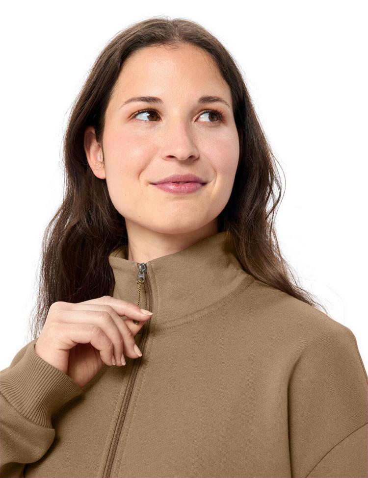 VAUDE VAUDE Women's Redmont HZ Pullover Sweatshirt Damen - oat - 1 | SportScheck