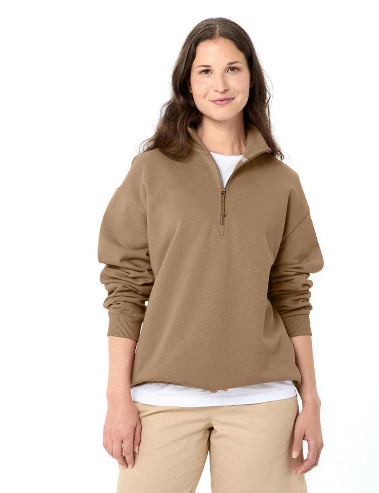 VAUDE VAUDE Women's Redmont HZ Pullover Sweatshirt Damen - oat - 2 | SportScheck