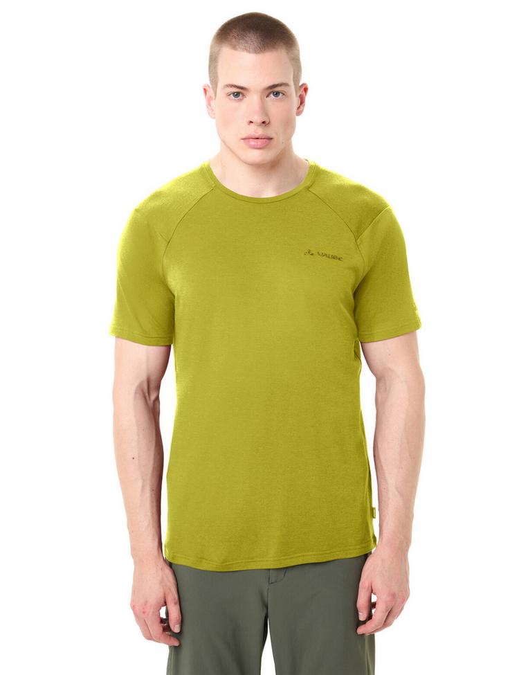 VAUDE VAUDE Men's Essential Wool T-Shirt T-Shirt Herren - light leaf - 0 | SportScheck