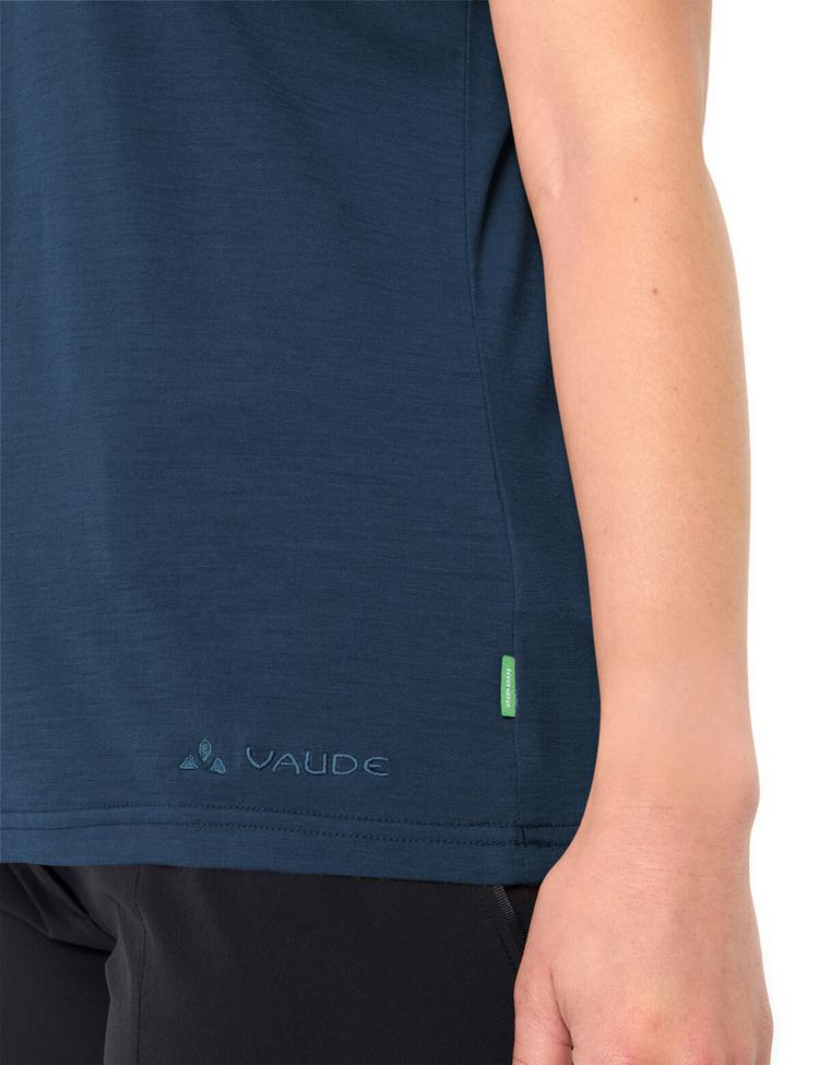 VAUDE VAUDE Women's Essential Wool T-Shirt T-Shirt Damen - dark sea - 0 | SportScheck