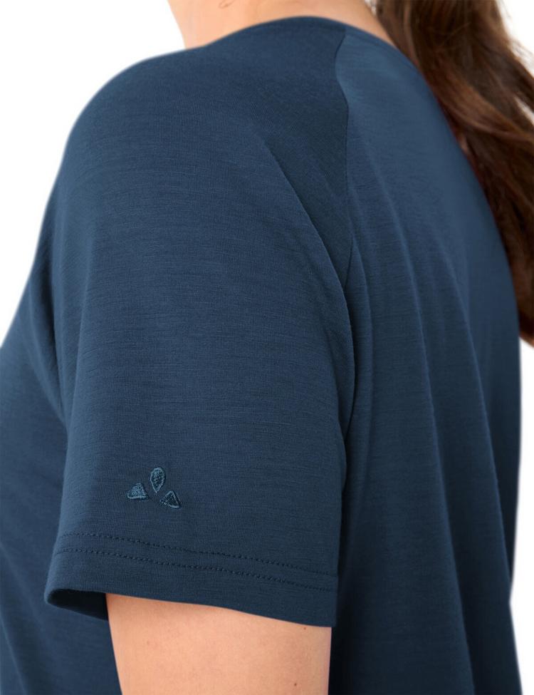 VAUDE VAUDE Women's Essential Wool T-Shirt T-Shirt Damen - dark sea - 1 | SportScheck