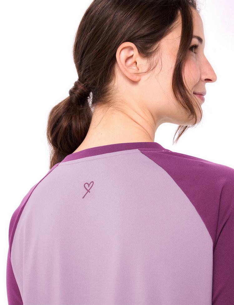 VAUDE VAUDE Women's Neyland 3/4 T-Shirt II T-Shirt Damen - raspberry - 1 | SportScheck