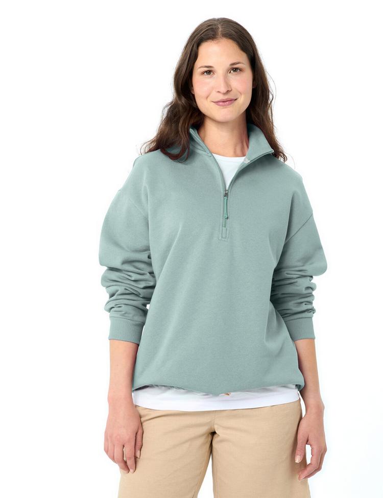 VAUDE VAUDE Women's Redmont HZ Pullover Sweatshirt Damen - dusty fern - 2 | SportScheck