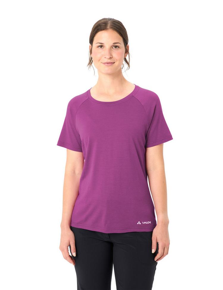 VAUDE VAUDE Women's Essential Wool T-Shirt T-Shirt Damen - magenta - 0 | SportScheck