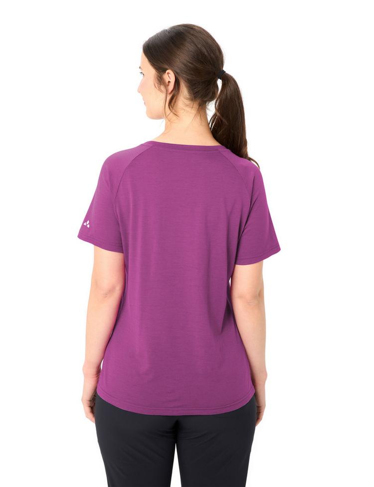VAUDE VAUDE Women's Essential Wool T-Shirt T-Shirt Damen - magenta - 1 | SportScheck