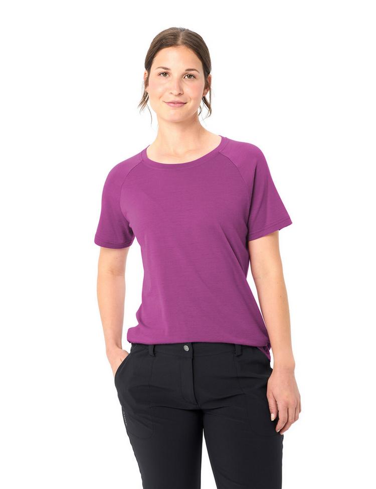 VAUDE VAUDE Women's Essential Wool T-Shirt T-Shirt Damen - magenta - 2 | SportScheck