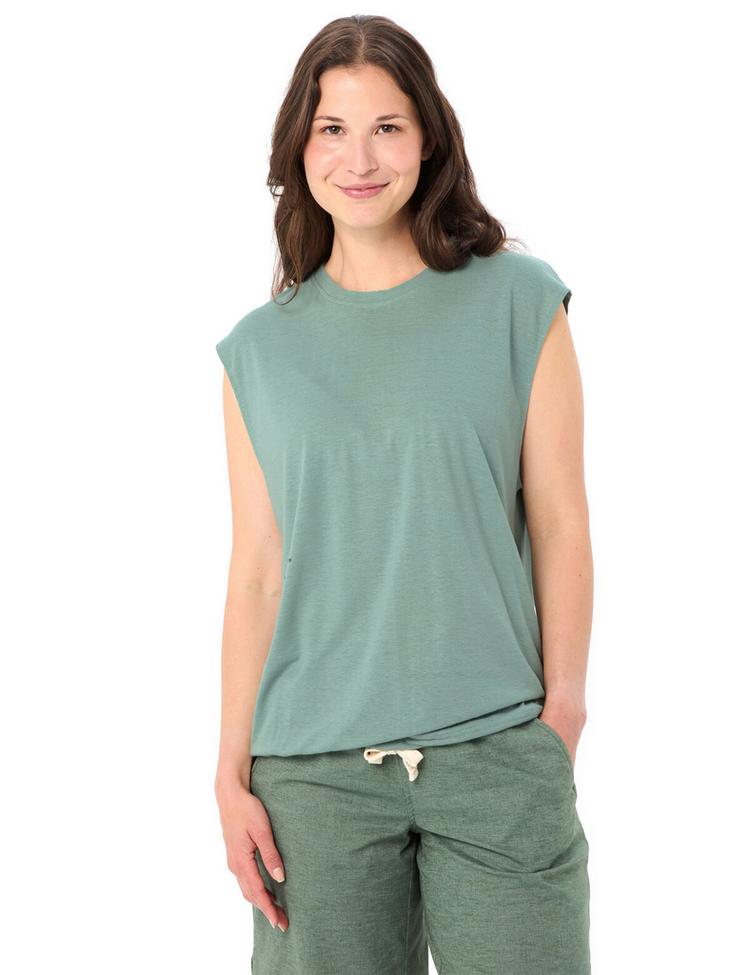 VAUDE VAUDE Women's Redmont Hemp T-Shirt T-Shirt Damen - dusty fern - 0 | SportScheck