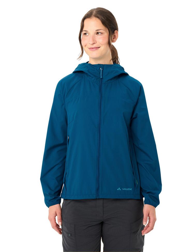 VAUDE VAUDE Women's Neyland Wind Jacket II Outdoorjacke Damen - shore blue - 0 | SportScheck