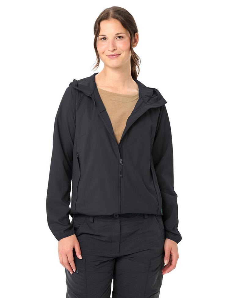 VAUDE VAUDE Women's Neyland Wind Jacket II Outdoorjacke Damen - phantom black - 2 | SportScheck