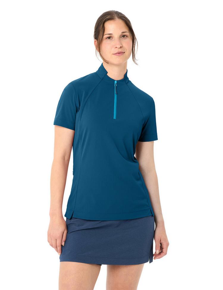 VAUDE VAUDE Women's Adlux HZ Shirt T-Shirt Damen - shore blue - 0 | SportScheck