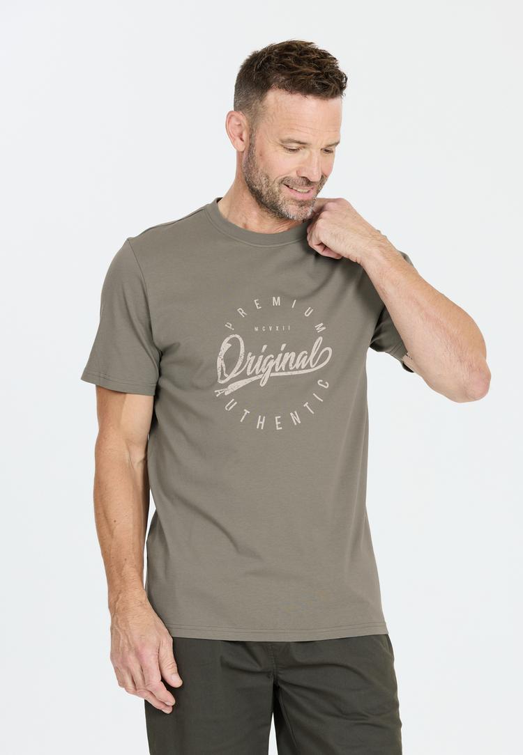 NOU NOU Radomi Printshirt Herren - 3211 Smokey Olive - 1 | SportScheck