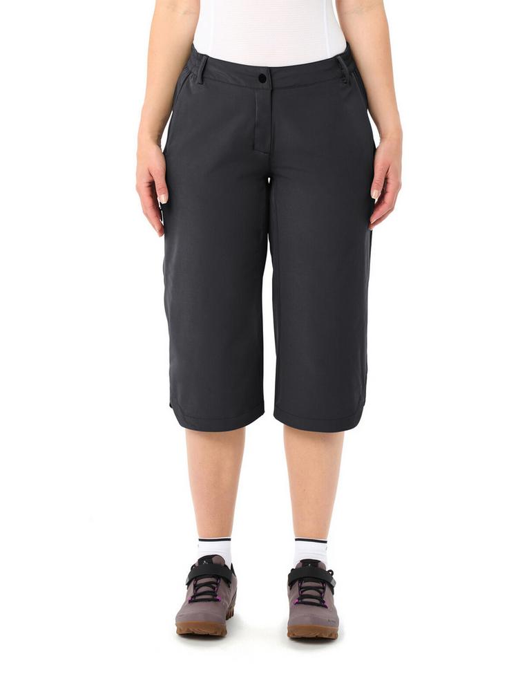 VAUDE VAUDE Women's Tamaro Base Capri Pants Fahrradhose Damen - black - 0 | SportScheck
