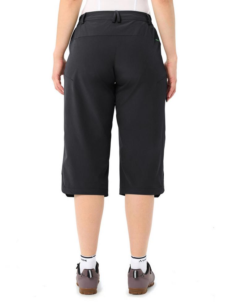 VAUDE VAUDE Women's Tamaro Base Capri Pants Fahrradhose Damen - black - 1 | SportScheck