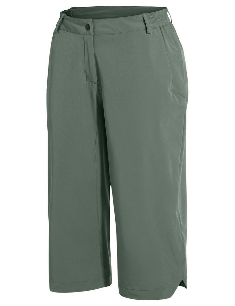 VAUDE VAUDE Women's Tamaro Base Capri Pants Fahrradhose Damen - agave - 0 | SportScheck