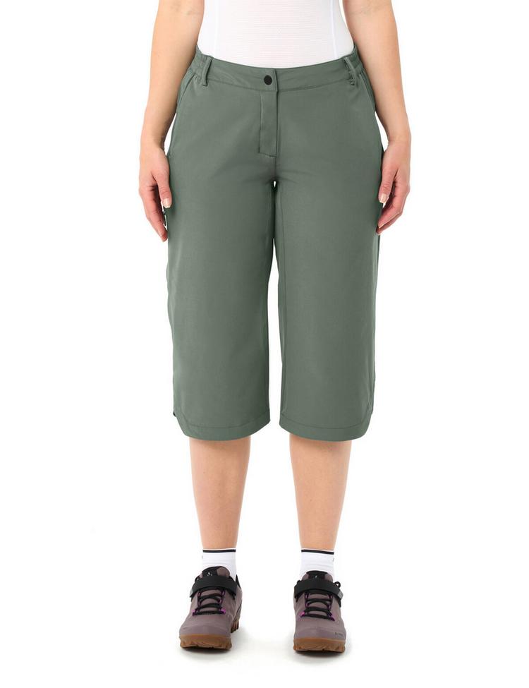 VAUDE VAUDE Women's Tamaro Base Capri Pants Fahrradhose Damen - agave - 0 | SportScheck