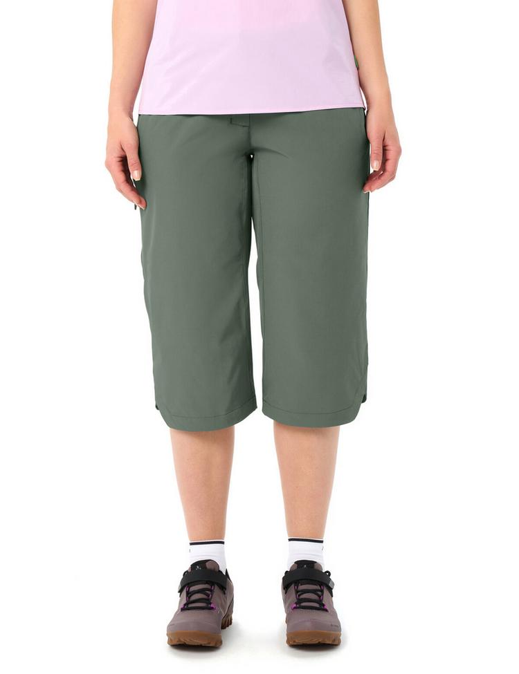 VAUDE VAUDE Women's Tamaro Base Capri Pants Fahrradhose Damen - agave - 2 | SportScheck
