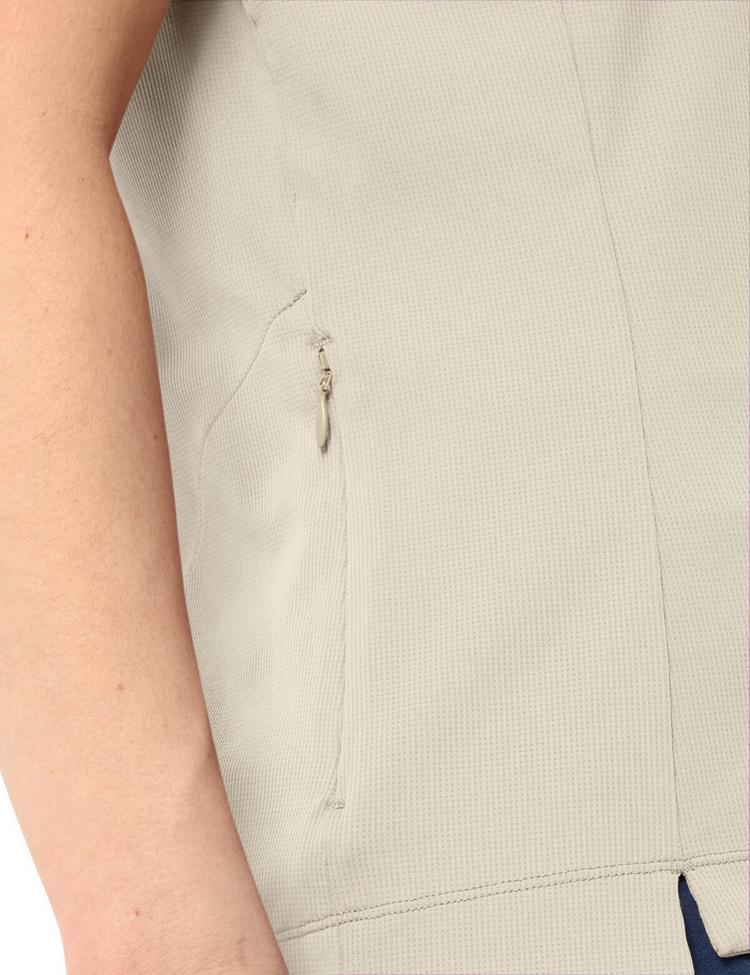 VAUDE VAUDE Women's Adlux HZ Shirt T-Shirt Damen - ecru - 0 | SportScheck