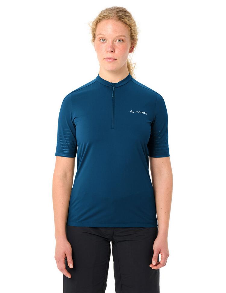 VAUDE VAUDE Women's Qimsa Pro HZ Shirt T-Shirt Damen - shore blue - 0 | SportScheck