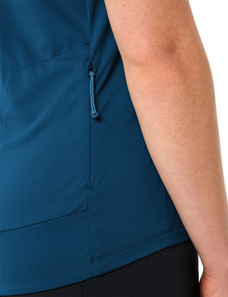 VAUDE VAUDE Women's Qimsa Pro HZ Shirt T-Shirt Damen - shore blue - 0 | SportScheck