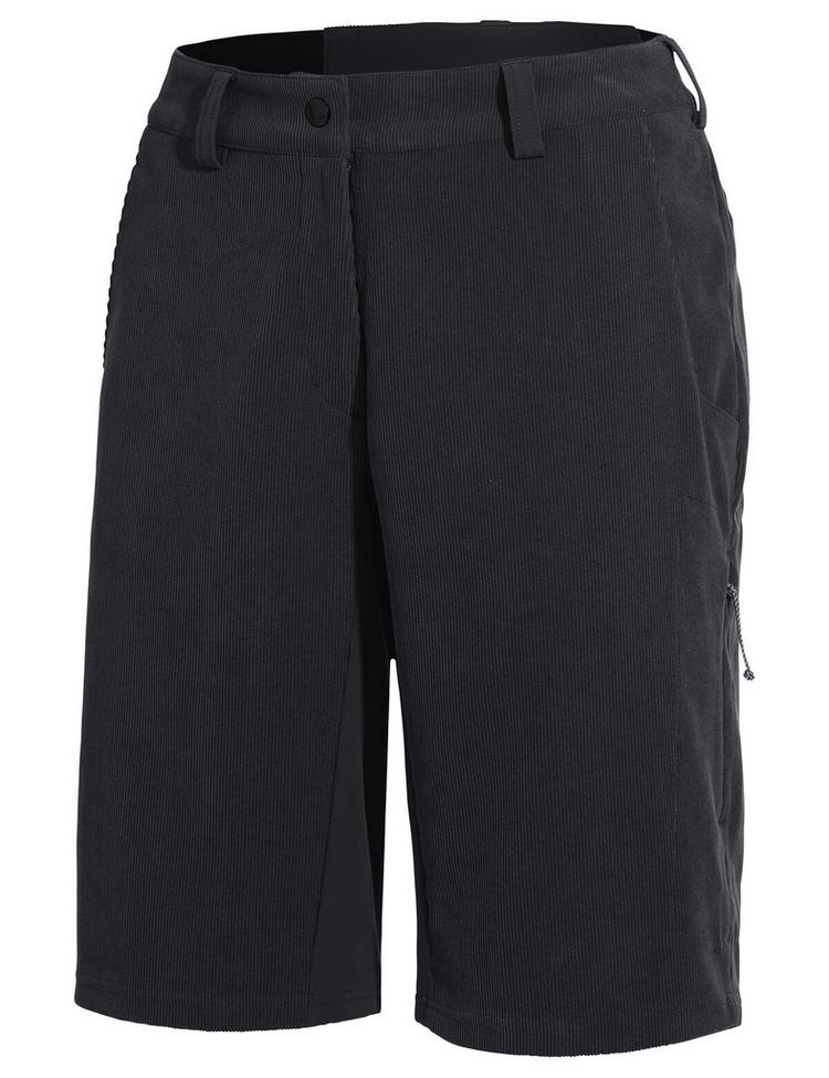 VAUDE VAUDE Women's Loamer Base Cord Shorts Fahrradhose Damen - black - 0 | SportScheck