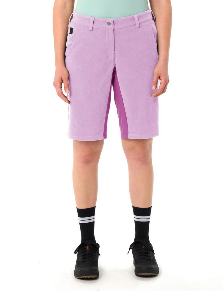VAUDE VAUDE Women's Loamer Base Cord Shorts Fahrradhose Damen - raspberry - 0 | SportScheck
