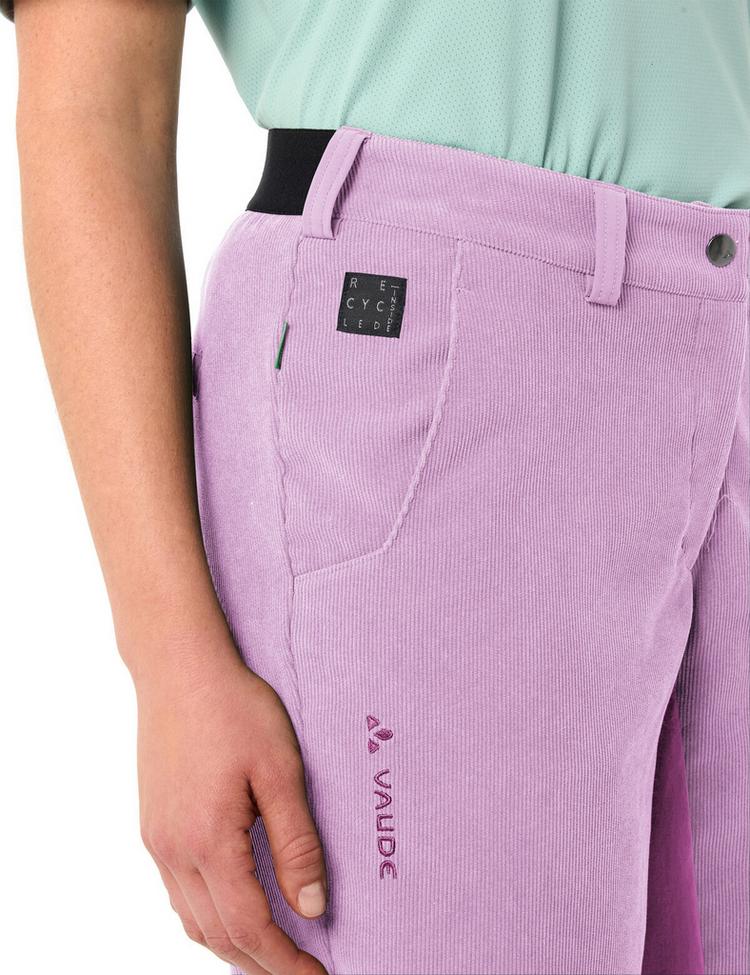 VAUDE VAUDE Women's Loamer Base Cord Shorts Fahrradhose Damen - raspberry - 1 | SportScheck