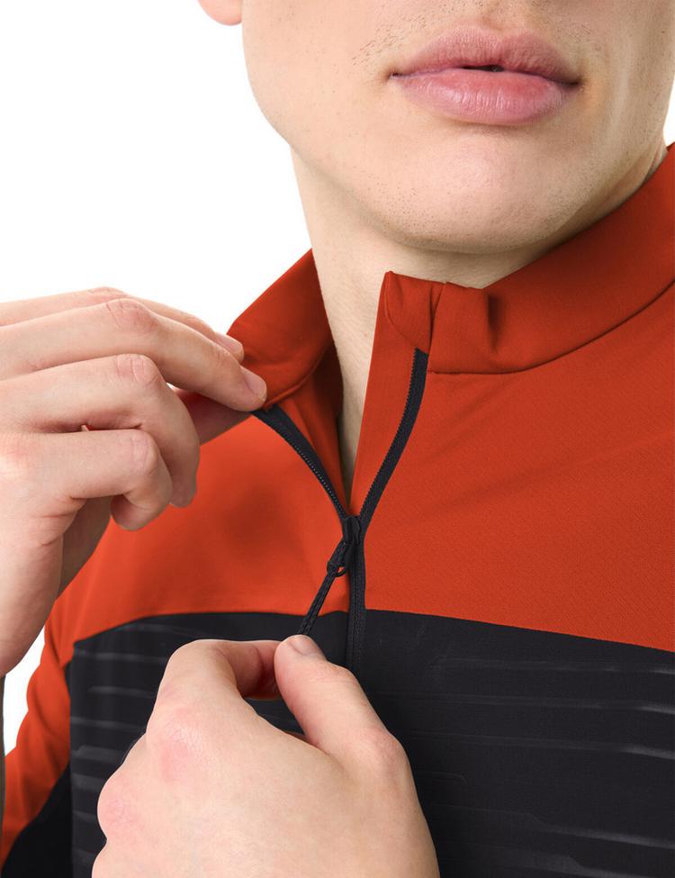 VAUDE VAUDE Men's Qimsa Pro HZ Shirt T-Shirt Herren - glowing red - 1 | SportScheck