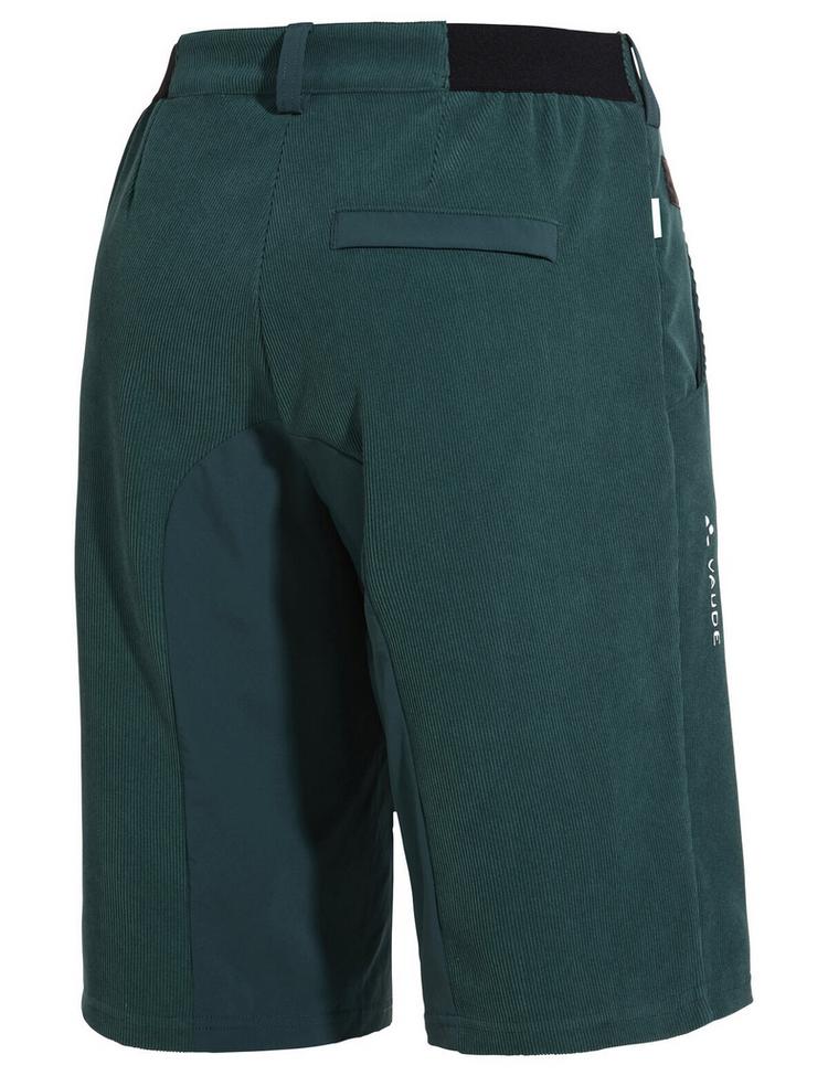 VAUDE VAUDE Women's Loamer Base Cord Shorts Fahrradhose Damen - deep pond - 0 | SportScheck