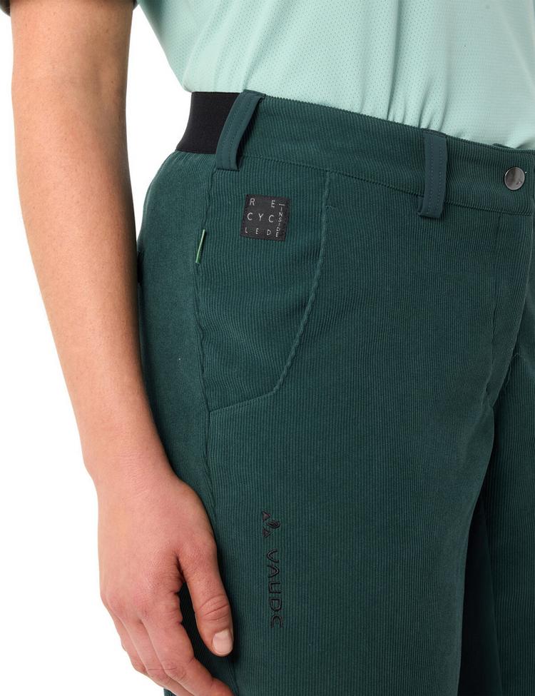 VAUDE VAUDE Women's Loamer Base Cord Shorts Fahrradhose Damen - deep pond - 0 | SportScheck