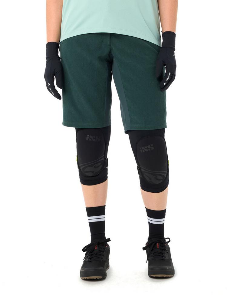 VAUDE VAUDE Women's Loamer Base Cord Shorts Fahrradhose Damen - deep pond - 2 | SportScheck