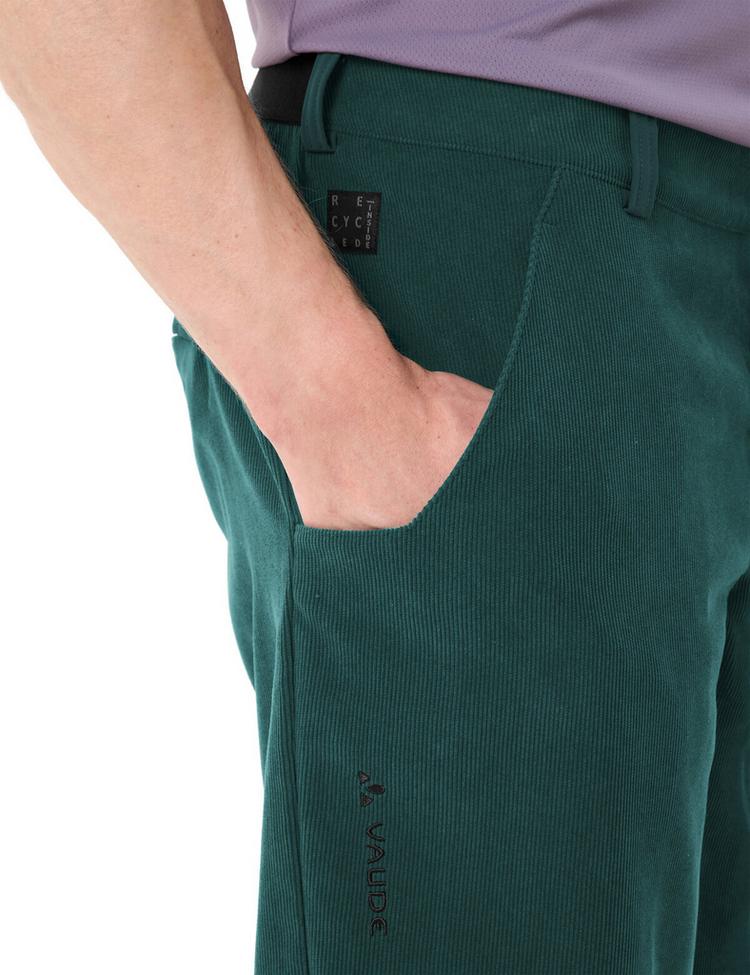 VAUDE VAUDE Men's Loamer Base Cord Shorts Fahrradhose Herren - deep pond - 0 | SportScheck