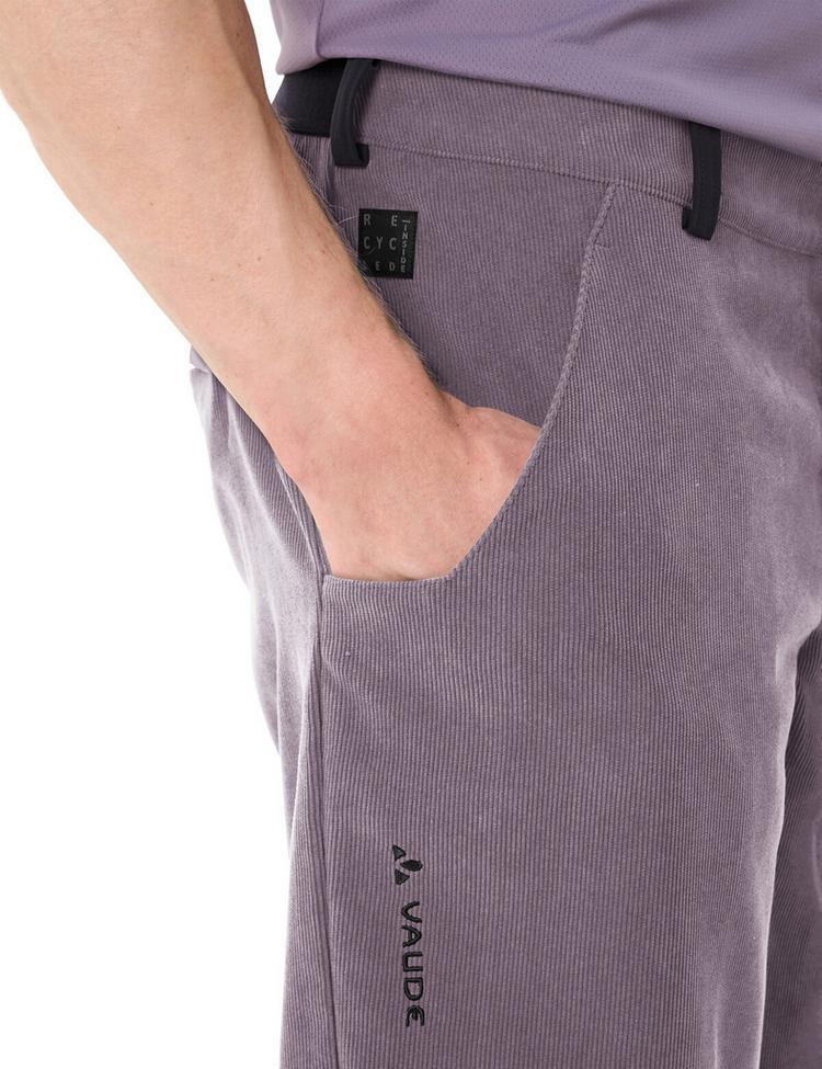 VAUDE VAUDE Men's Loamer Base Cord Shorts Fahrradhose Herren - purple ash - 1 | SportScheck