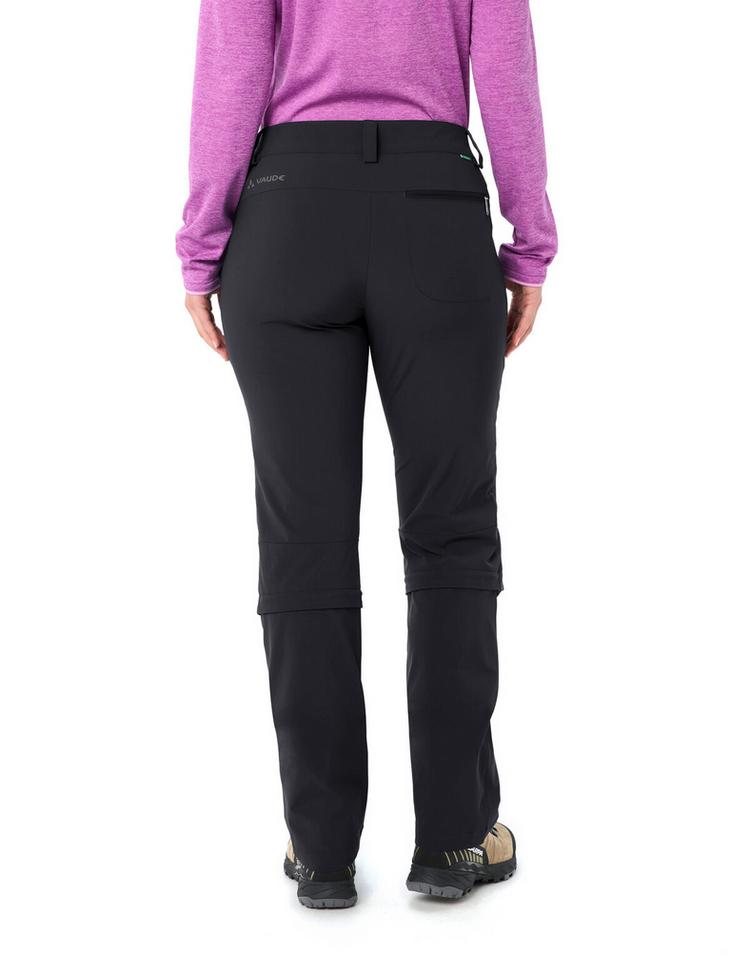 VAUDE VAUDE Women's Farley Stretch ZO Capri Pants Funktionshose Damen - black - 1 | SportScheck