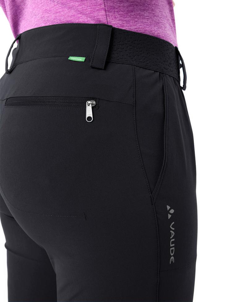VAUDE VAUDE Women's Farley Stretch ZO Capri Pants Funktionshose Damen - black - 1 | SportScheck