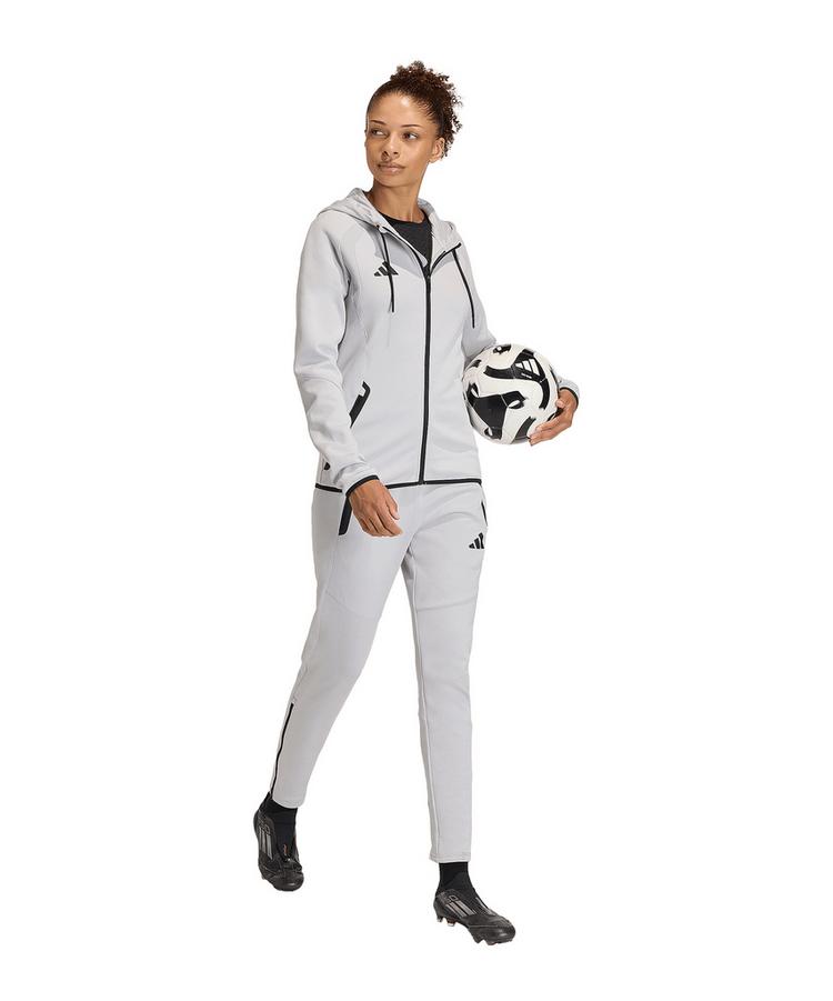 adidas adidas Tiro Travel Hoody Damen Funktionssweatshirt Damen - grau - 0 | SportScheck